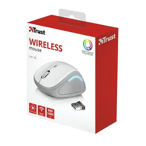 Mouse Trust Inalambrico USB Yvi Blanco - Imagen 2