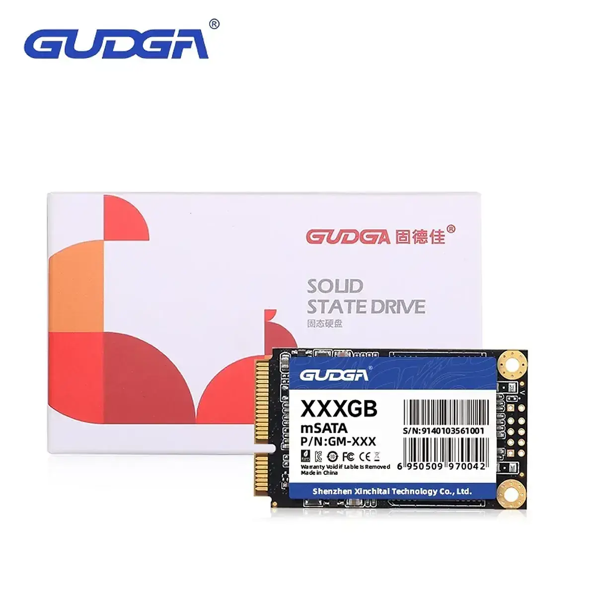 Solido MSATA GUDGA 128 GB | 256 GB | 512 GB | 1 Tera